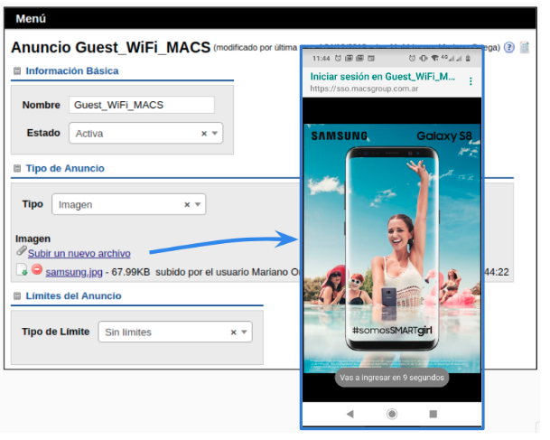 portal cautivo